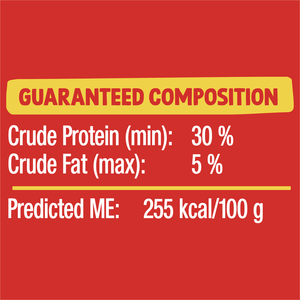 Schmackos Strapz Beef dog treats – guaranteed composition panel