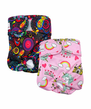 Washable Dog Nappies 2 Pack