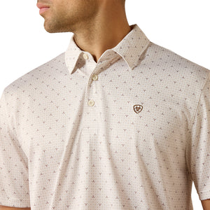 Ariat Mens All Over Print Polo