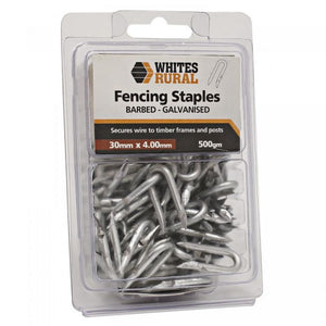 Whites Rural Fencing Staples - Barbed 30x4.00mm