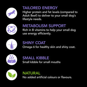 Supercoat Small Breed Beef Dry Dog Food