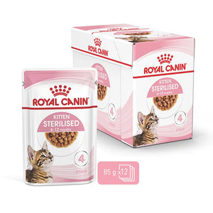 Royal Canin Sterilised Kitten in Gravy Wet Cat Food