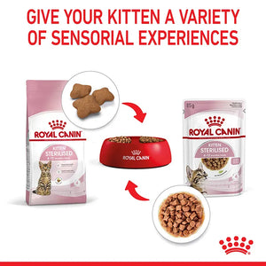 Royal Canin Sterilised Kitten in Gravy Wet Cat Food