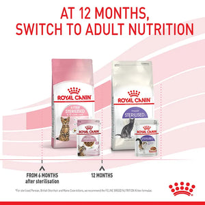 Royal Canin Sterilised Kitten in Gravy Wet Cat Food
