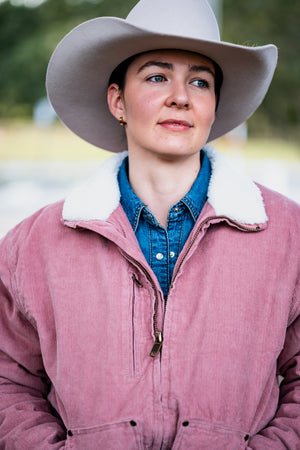 Just Country Diamantina Sherpa Corduroy Jacket