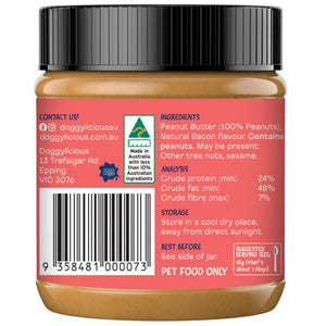 Doggylicious Doggy Butters Barkin Bacon 250g