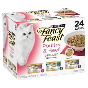 Fancy Feast Variety Grilled Poultry and Beef Collection Wet Cat Food
