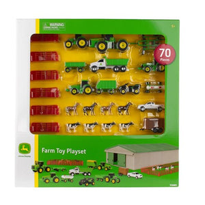 John Deere Mini Vehicle Set 70 Pce