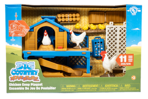 Big Country Toys 11pc Chicken Coop Playset