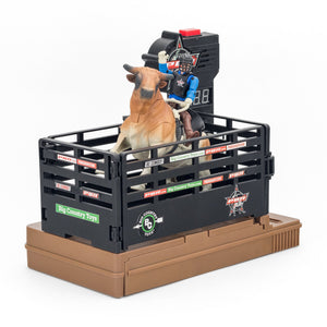 Big Country Toys PBR Bucking Bull and Rider