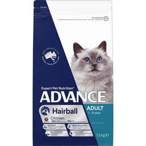 Advance Dry Cat Adult Hairball Chicken