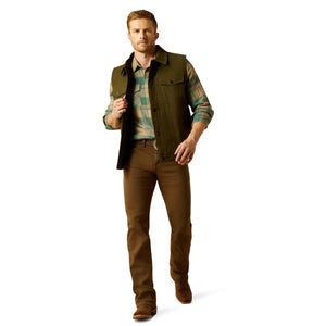 Ariat Mens Canvas Rancher Vest