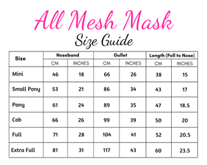 Buggez Mesh Fly Mask with Nose and Insect Mesh Ears