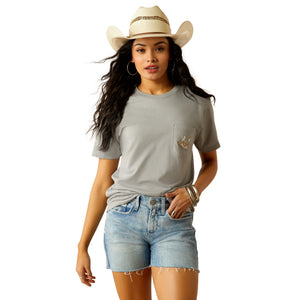 Ariat Womens Horseshoe Pocket Tee
