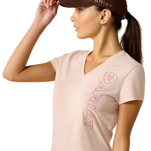 Ariat Womens Vertical Logo Short Sleeve Tee