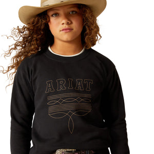 Ariat Girls Booted Logo Sweatshirt