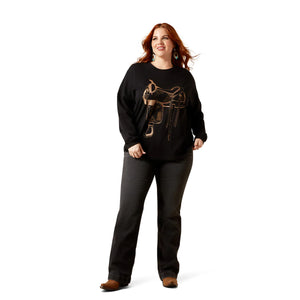Ariat WMS Canvas Oversized Long Sleeve Tee