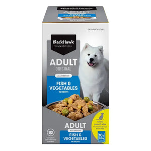 Black Hawk Original Adult Fish & Vegetables 140g