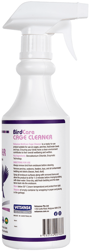 Vetsense Birdcare Cage Cleaner Spray