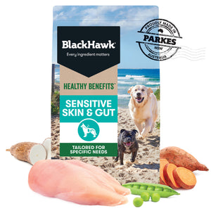 Black Hawk Healthy Benefits Sensitive Skin and Gut Dry Dog Food
