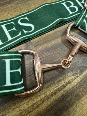 Brookies Signature Snaffle Bit Equestrian Buckle