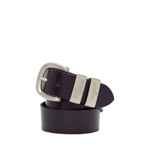 R.M.Williams 1 1/2in 3 Piece Solid Hide Belt Black
