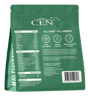 CEN Dog Multivitamin Powder Meal Topper Supplement