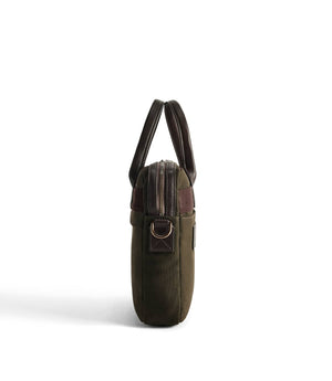 R.M.Williams Barrenjoey Slim Briefcase Dark Khaki