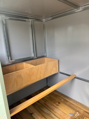 Chicken Loft w/Run 900Lx1800Wx1650H