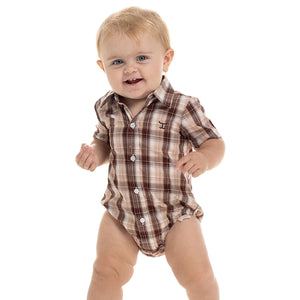 Country Infant Frankie Short Sleeve Full Button Jumpsuit