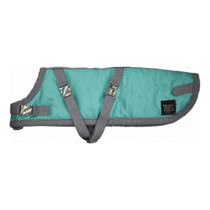 ZEEZ Supreme Dachshund Dog Coat - Mint/Grey