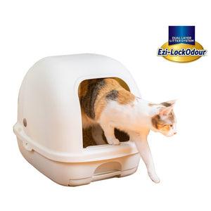 Ezi-LockOdour Dual Layer Hooded Cat Litter System
