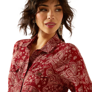 Ariat WMS Imprints Snap LS Shirt