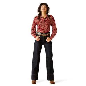Ariat WMS Imprints Snap LS Shirt
