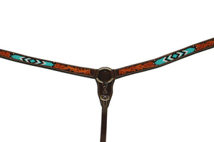 Fort Worth Beaded Leather Breastcollar