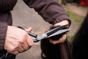Hairy Pony Tail Trimming Scissors