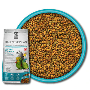 Hagen Tropican Lifetime 2mm Granules for Small Parrots/Cockatiel