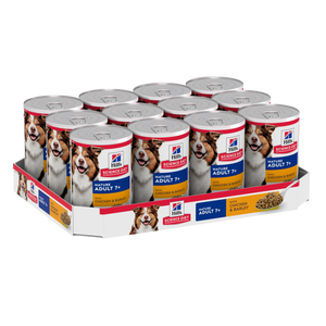 Hills Science Diet Adult 7+ Chicken and Barley Wet Dog Food