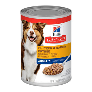 Hills Science Diet Adult 7+ Chicken and Barley Wet Dog Food