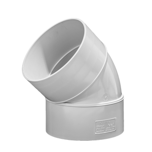 Holman DWV PVC Bend F&F Plain 45Deg 100mm
