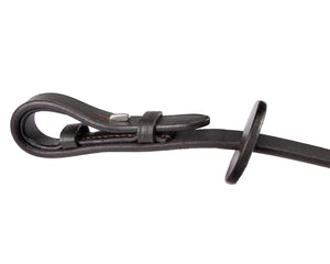 Jeremy and Lord Leather Grip Stop Reins 145cm