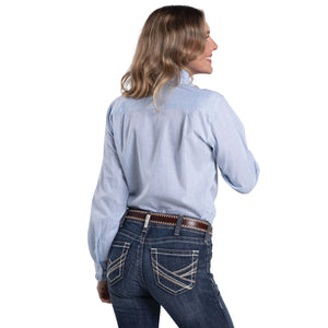Just Country Womens Abbey Frills Full Button Workshirt