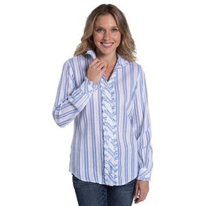 Just Country Womens Abbey Frills Full Button Workshirt