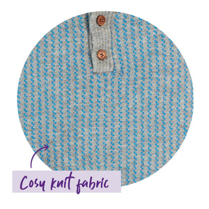 Kazoo Blue Button Up Knit