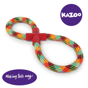 Kazoo Braided Rope Figure 8 Tug Dog Toy
