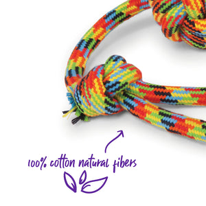Kazoo Braided Rope Sling Knot Ball Dog Toy