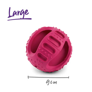 Kazoo Chew and Treat Enrichment Ball Dog Toy