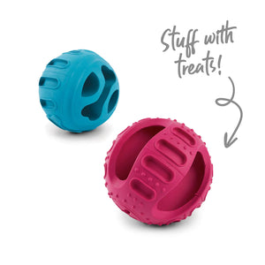 Kazoo Chew and Treat Enrichment Ball Dog Toy