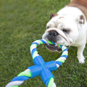 Kazoo Twisted Rope Figure 8 Tug Dog Toy