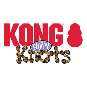 KONG Floppy Knots Hippo Dog Toy